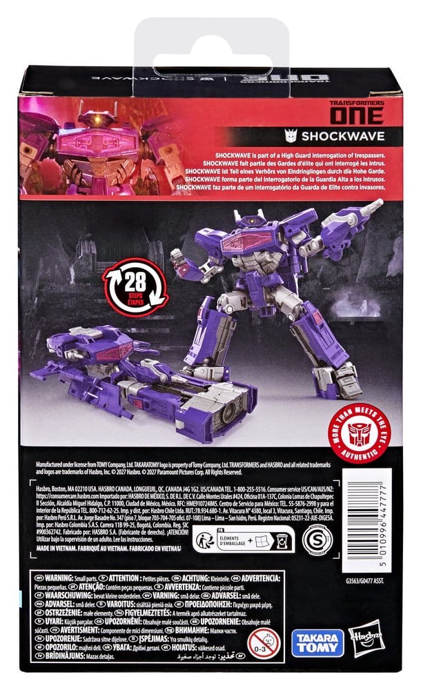 Transformers One Studio Series Deluxe Class Figura Shockwave 13 cm