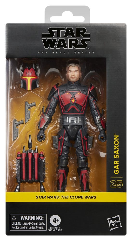 Star Wars: The Clone Wars Black Series Figura Gar Saxon 15 cm