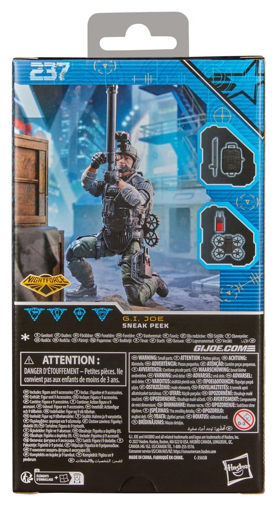 G.I. Joe Classified Series Figura Night Force Sneak Peek 15 cm