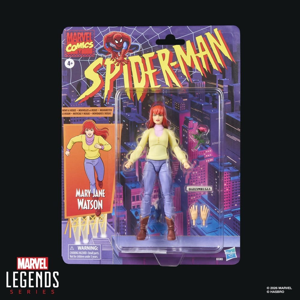 Spider-Man Marvel Legends Figura Mary Jane Watson 15 cm