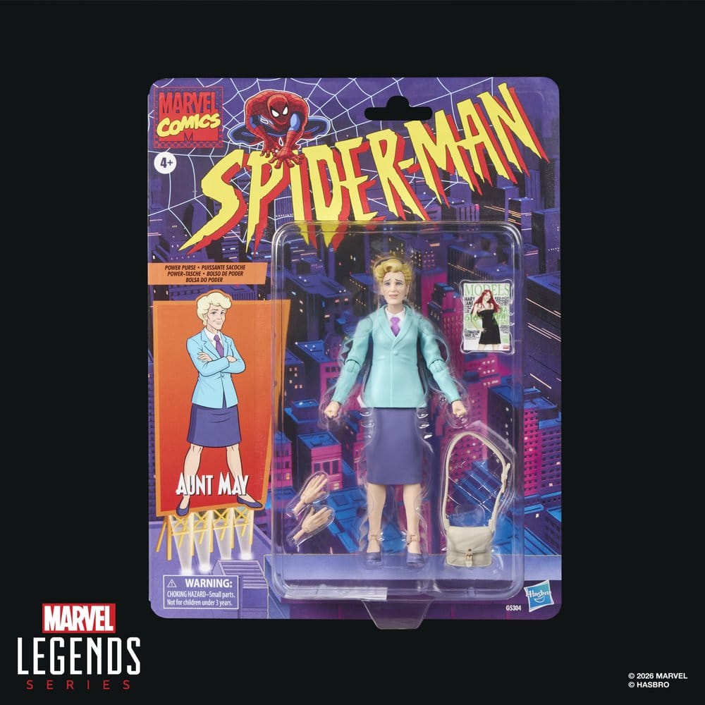 Spider-Man Marvel Legends Figura Aunt May 15 cm