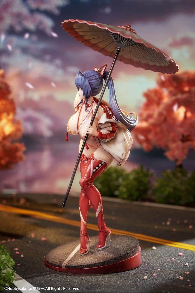Original Character Miko Shoujo Figura PVC 1/7 Miko Race Queen Ver. Deluxe Edition 33 cm