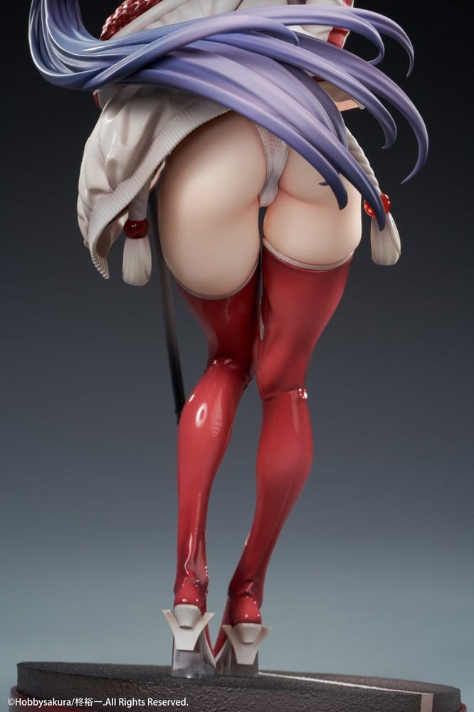 Original Character Miko Shoujo Figura PVC 1/7 Miko Race Queen Ver. Deluxe Edition 33 cm