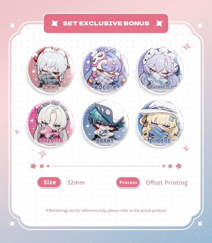 Wuthering Waves Nemunemu Series Figuras Mini 9 cm Blind Box Expositor (6)