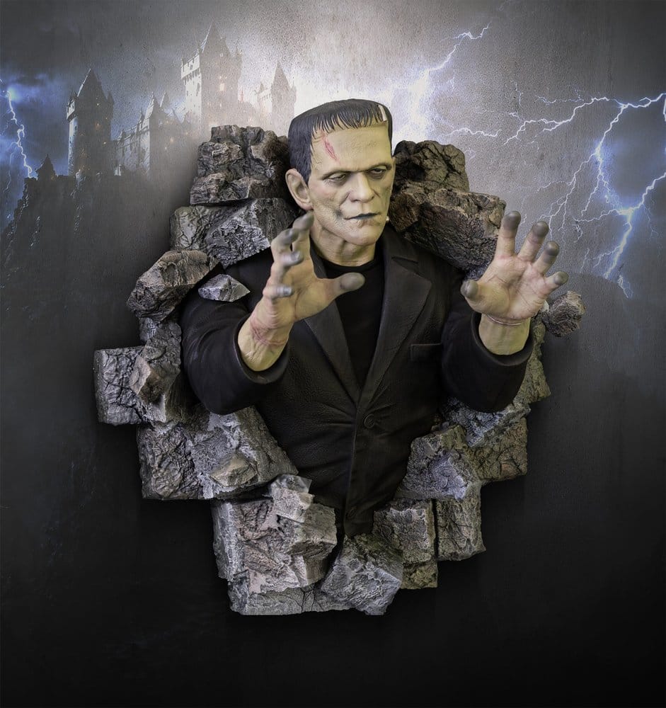 Frankenstein Escultura de Pared 1/1 Boris Karloff as Frankenstein's Monster 94 x 94 cm