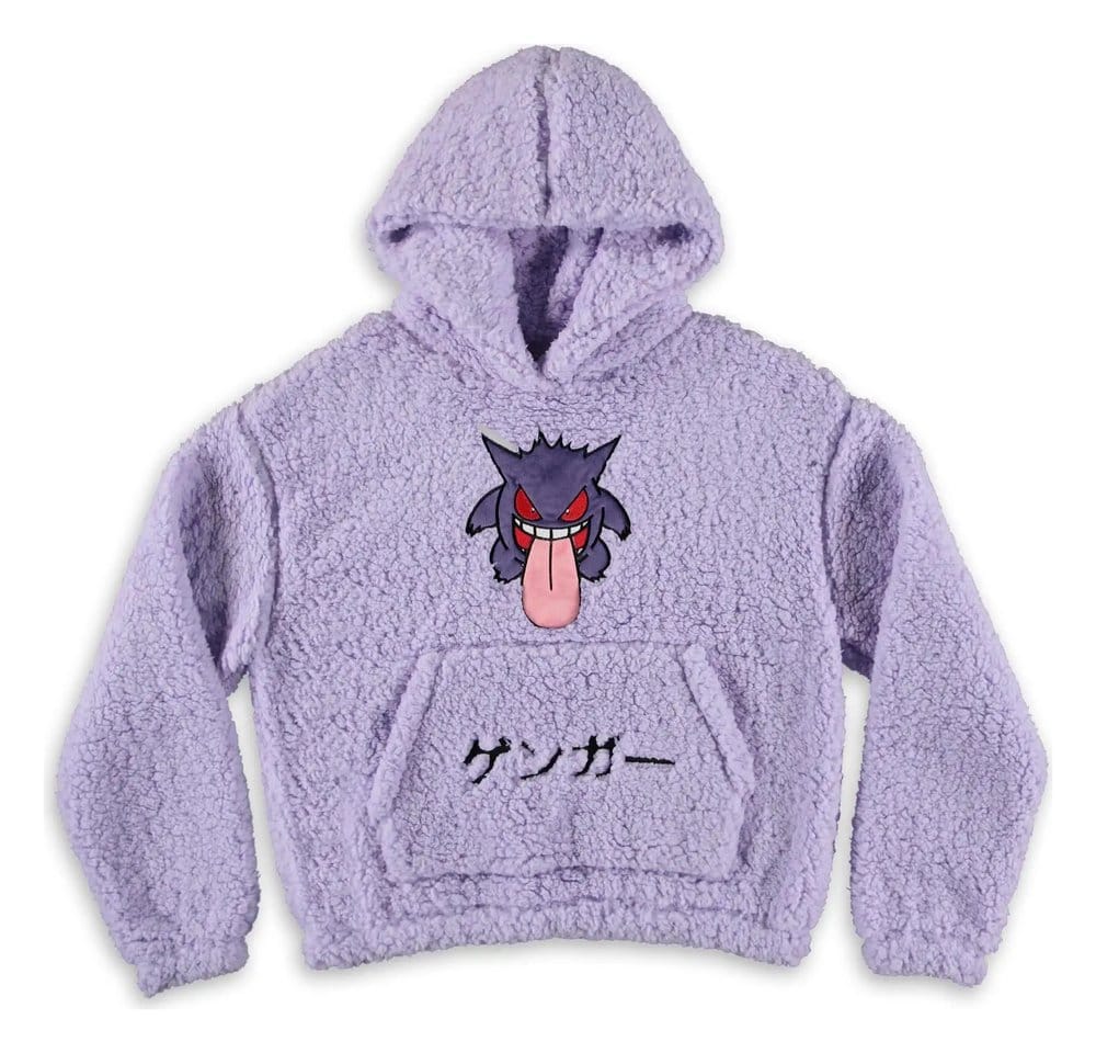 Pokémon Sudadera capucha Teddy Gengar Talla L
