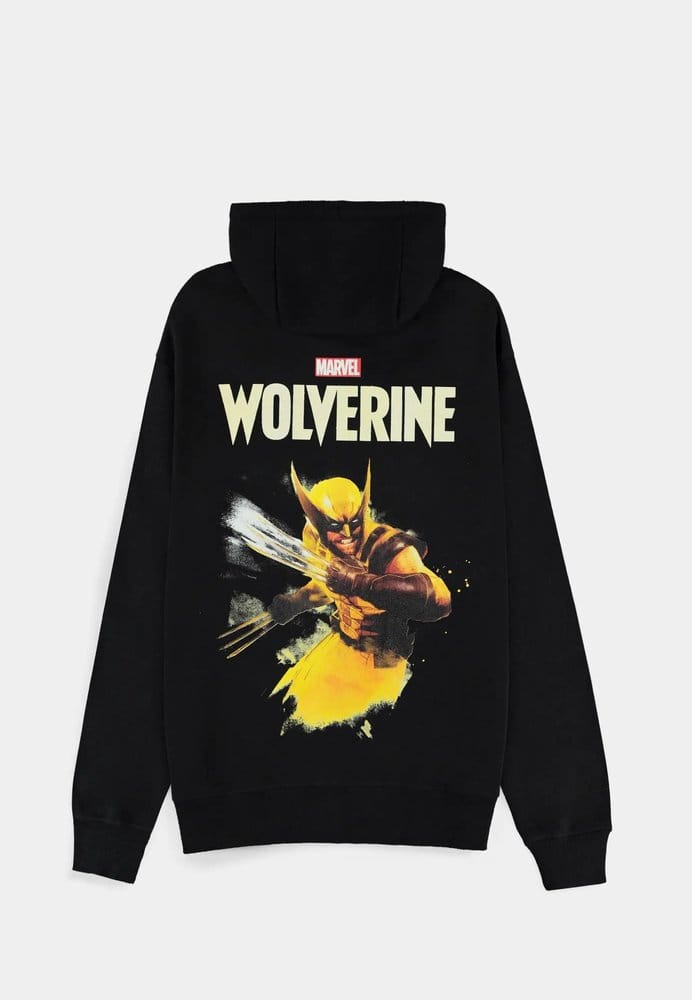 Marvel Sudadera con cremallera Wolverine Black Talla M
