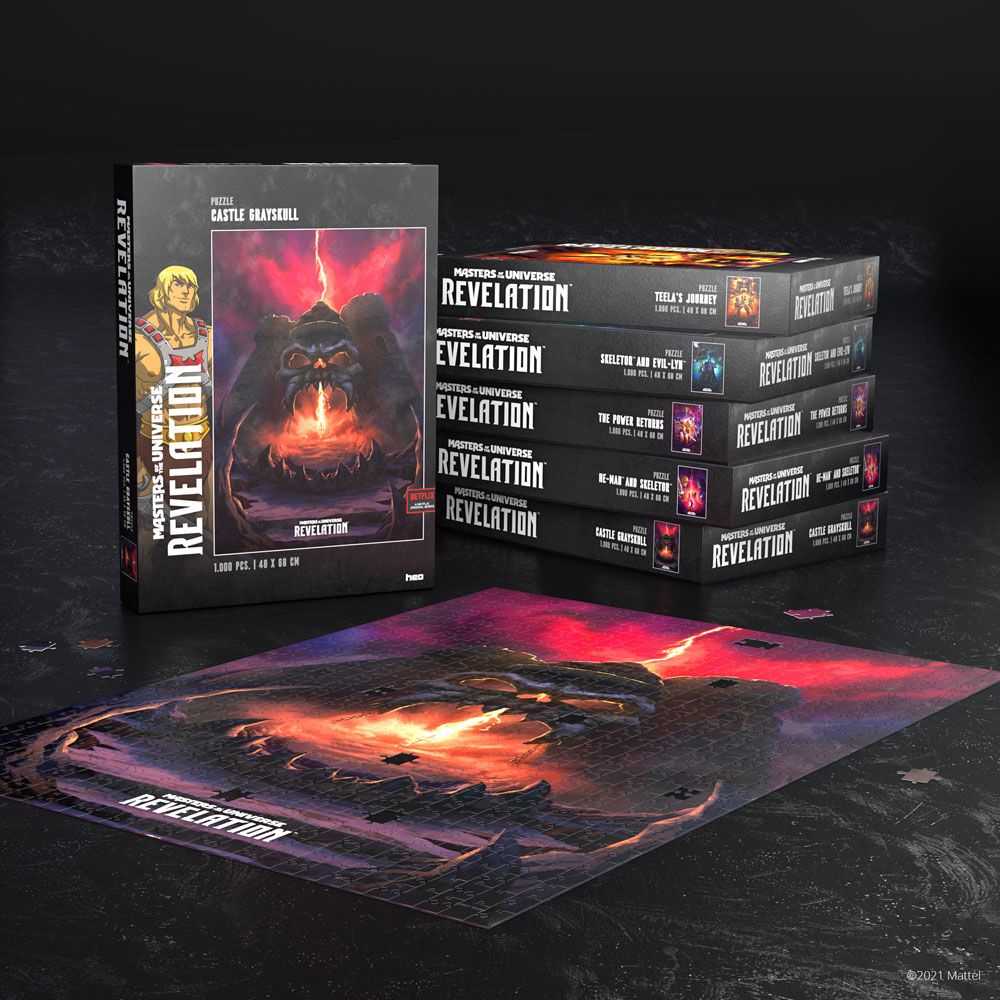 Amos del Universo: Revelación&trade; Puzzle Castle Grayskull (1000 piezas)