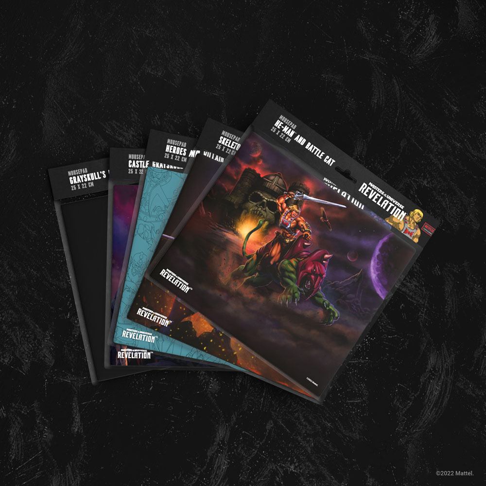 Masters of the Universe: Revelation&trade; Alfombrilla He-Man&trade; and Battle Cat 25 x 22 cm