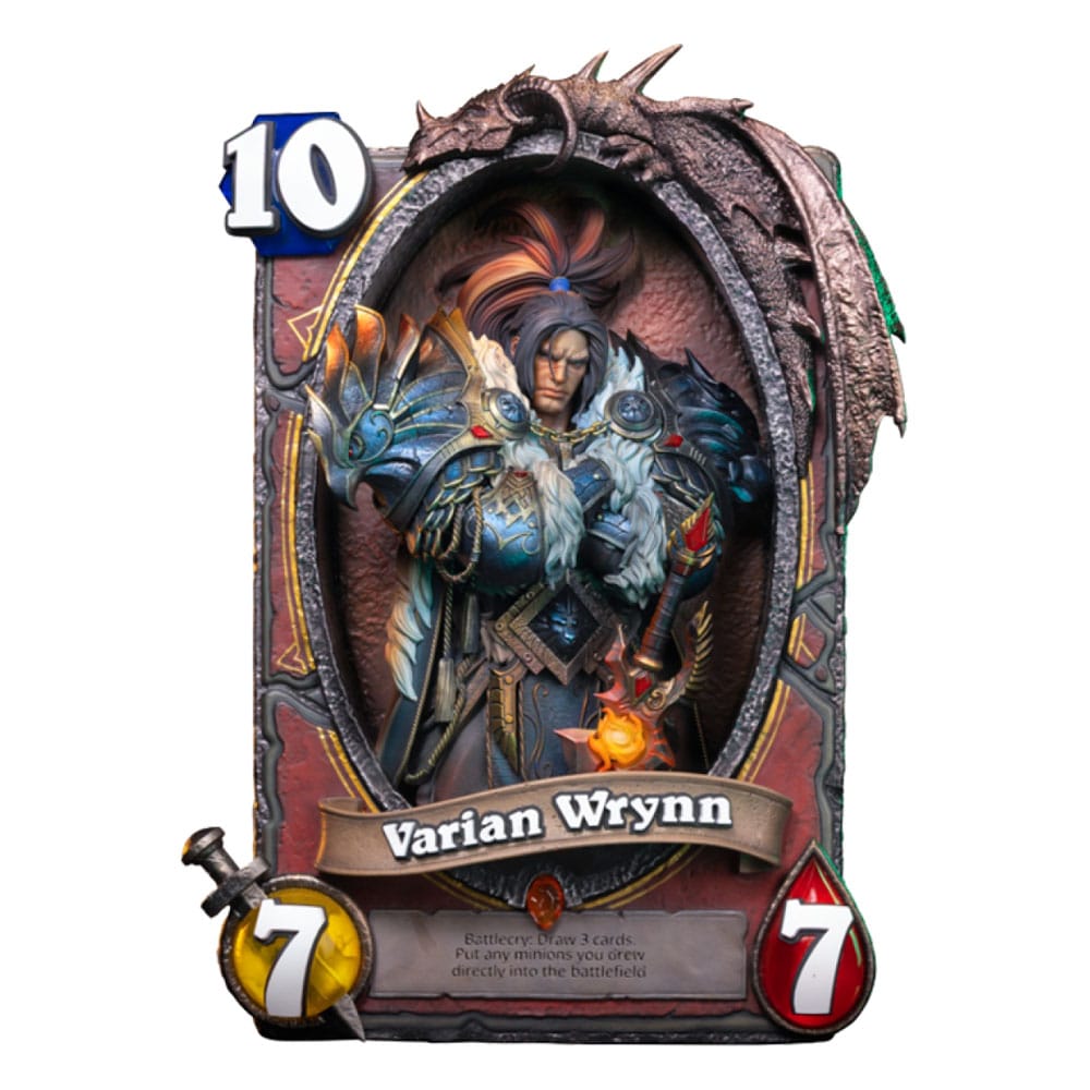 Hearthstone Estatua 3D Art Frame Varian Wrynn 31 cm Frikytopia