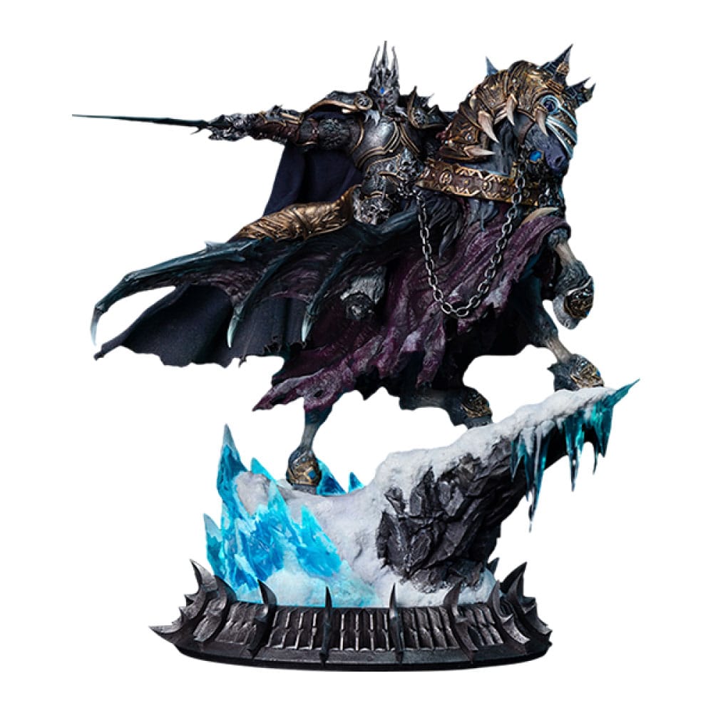 World of Warcraft Estatua The Lich King & Invincible 68 cm Frikytopia