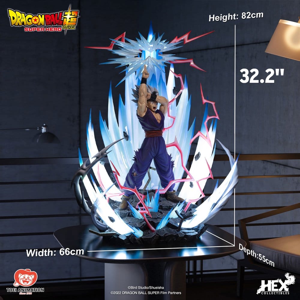Dragon Ball Super: Super Hero Estatua 1/4 Son Gohan 82 cm