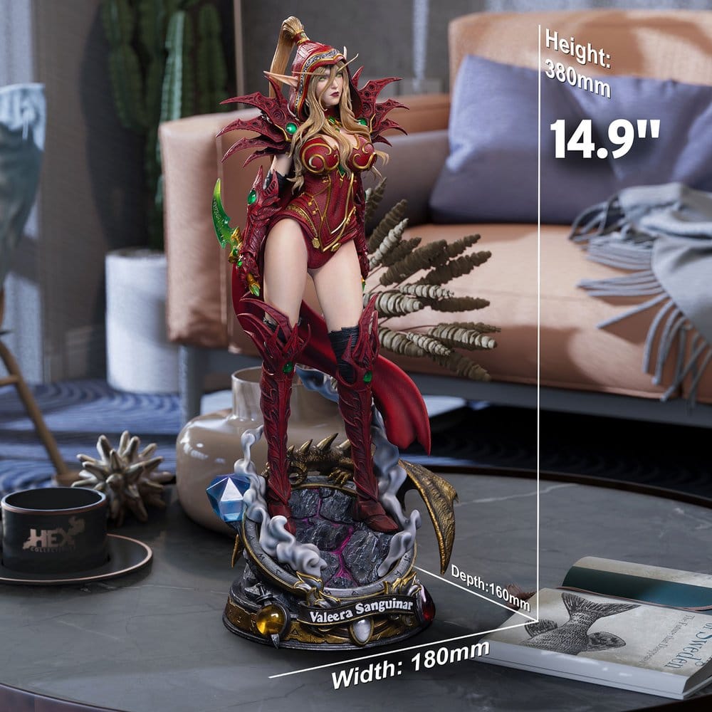 Hearthstone 1/6 Estatua Valeera Sanguinar 38 cm