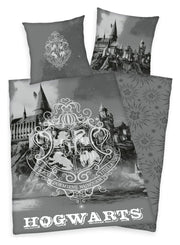 Harry Potter Ropa de Cama Hogwarts Gray 135 x 200 cm