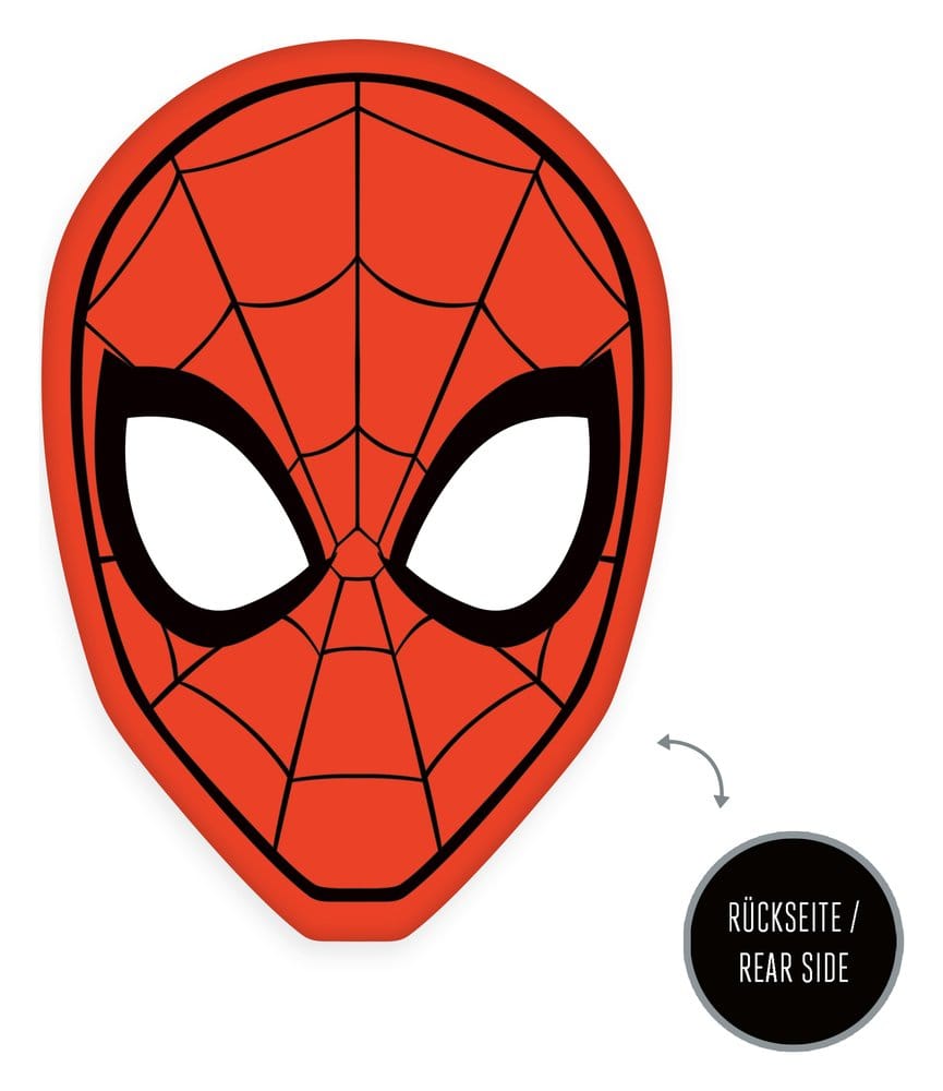 Marvel Soft Velboa Almohada Spider Man Head 22 x 32 cm Frikytopia