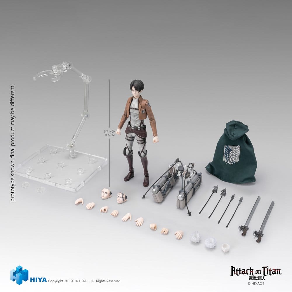 Attack on Titan Exquisite Basic Series Figura 1/12 Levi Ackerman 15 cm