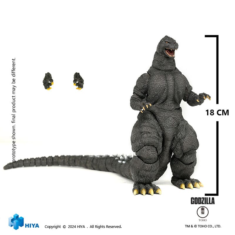 Godzilla Figura Exquisite Basic Godzilla vs King Ghidorah Godzilla Hokkaido 18 cm