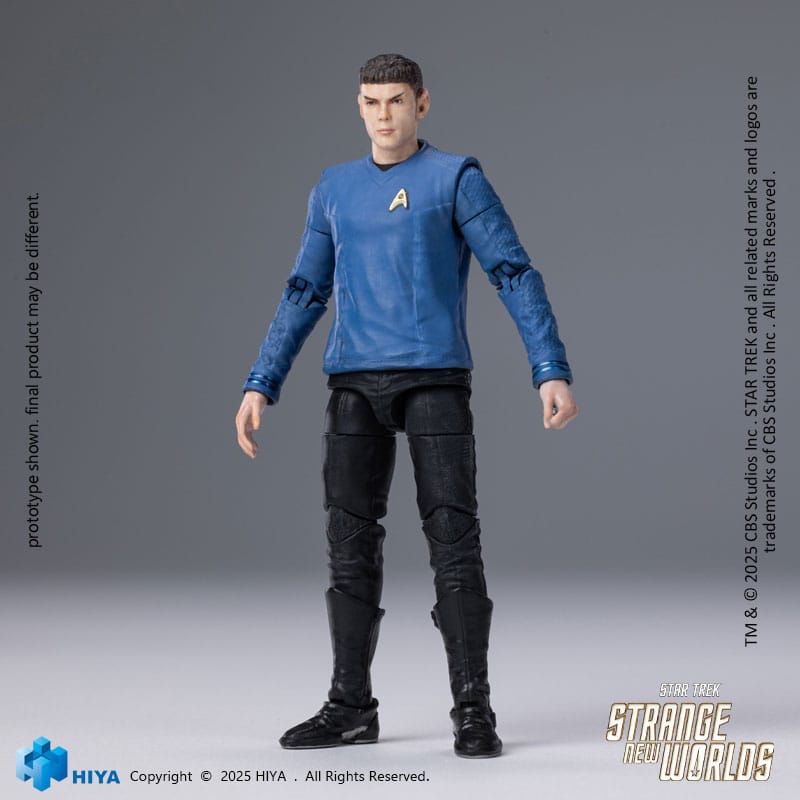 Star Trek Strange New Worlds Figura 1/18 Exquisite Mini Series Spock 11 cm Frikytopia
