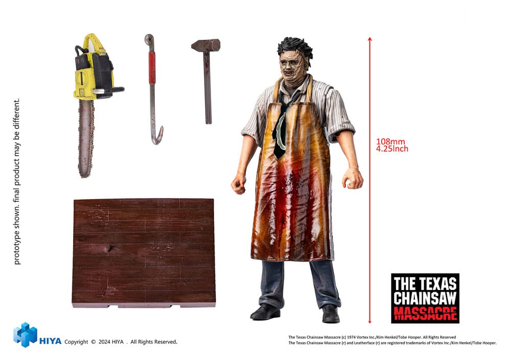 Texas Chainsaw Massacre (1974) Figura 1/18 Exquisite Mini Killing Mask 11 cm