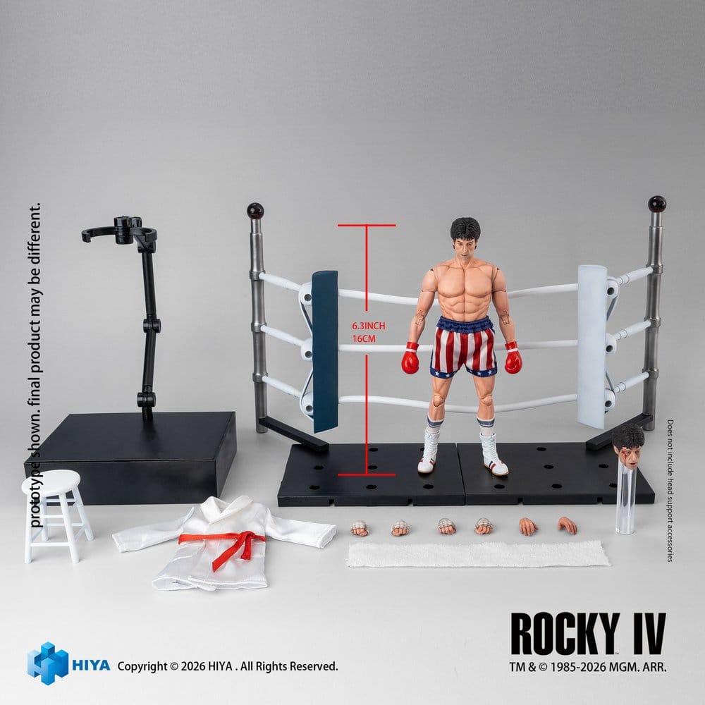 Rocky IV Exquisite Super Series Figura 1/12 Rocky Boxer Version 16 cm