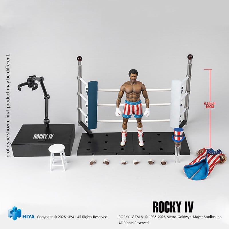 Rocky IV Exquisite Super Series Figura 1/12 Apollo 16 cm