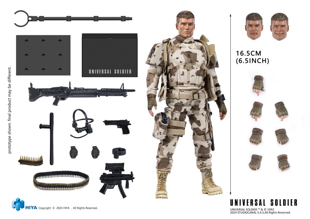 Universal Soldier Figura 1/12 Exquisite Super Series Andrew Scott 16 cm