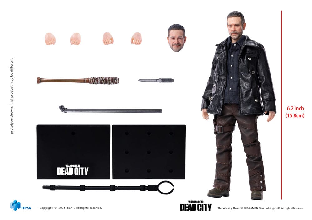 The Walking Dead: Dead City Figura 1/12 Exquisite Super Series Negan 16 cm