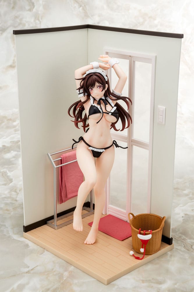 Rent-A-Girlfriend Estatua PVC 1/6 Chizuru Mizuhara Maid Bikini ni Okigae 30 cm