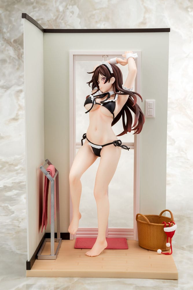 Rent-A-Girlfriend Estatua PVC 1/6 Chizuru Mizuhara Maid Bikini ni Okigae 30 cm