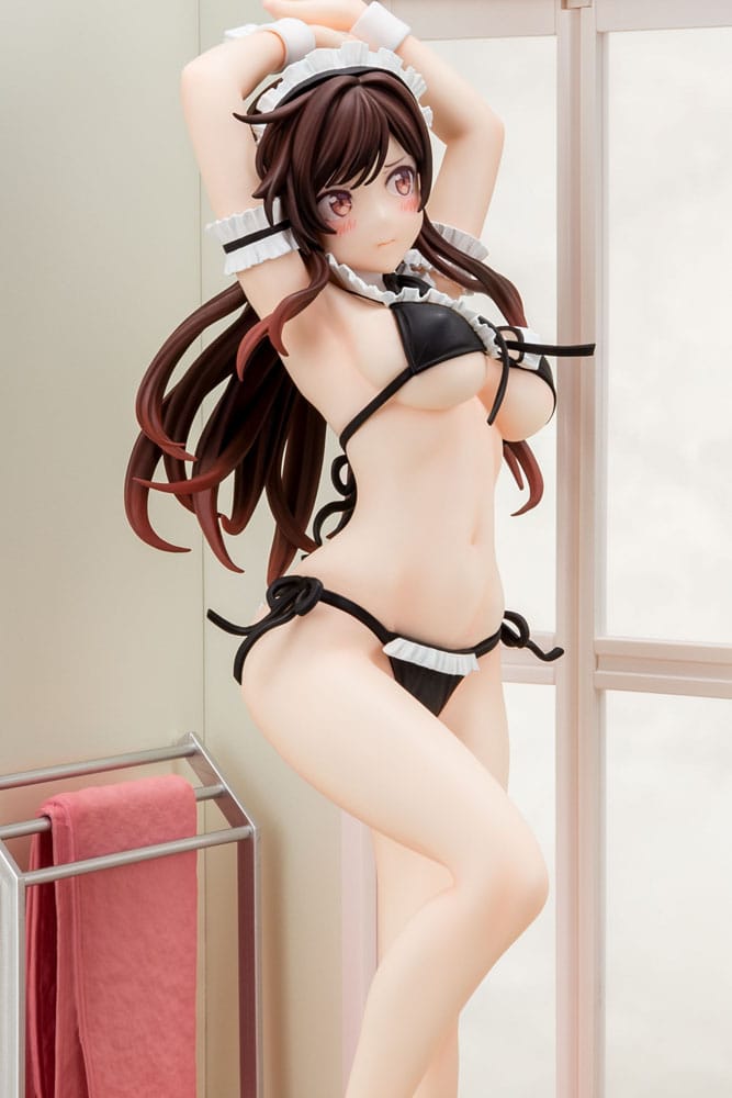 Rent-A-Girlfriend Estatua PVC 1/6 Chizuru Mizuhara Maid Bikini ni Okigae 30 cm