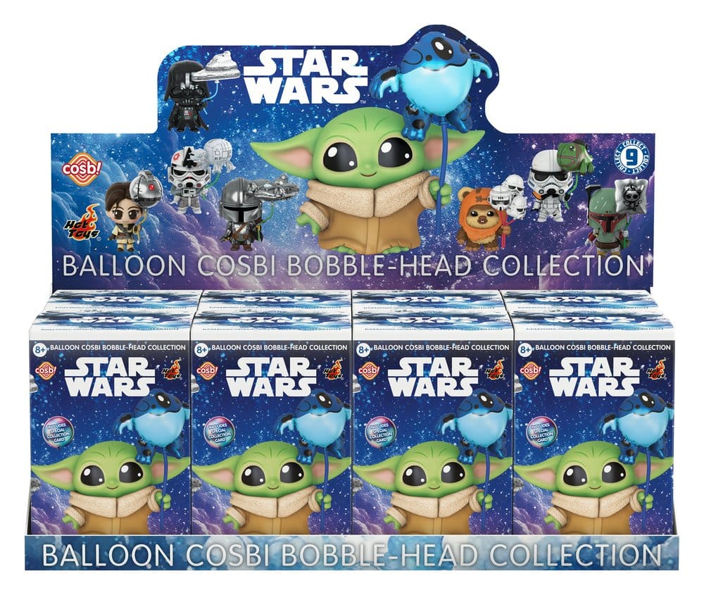 Star Wars Figuras mini Cosbi Balloon 8 cm Cajas Sorpresa Expositor (8) Frikytopia