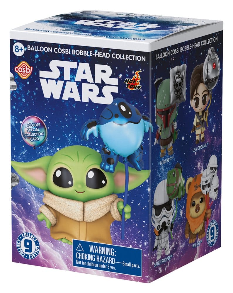 Star Wars Figuras mini Cosbi Balloon 8 cm Cajas Sorpresa Expositor (8)