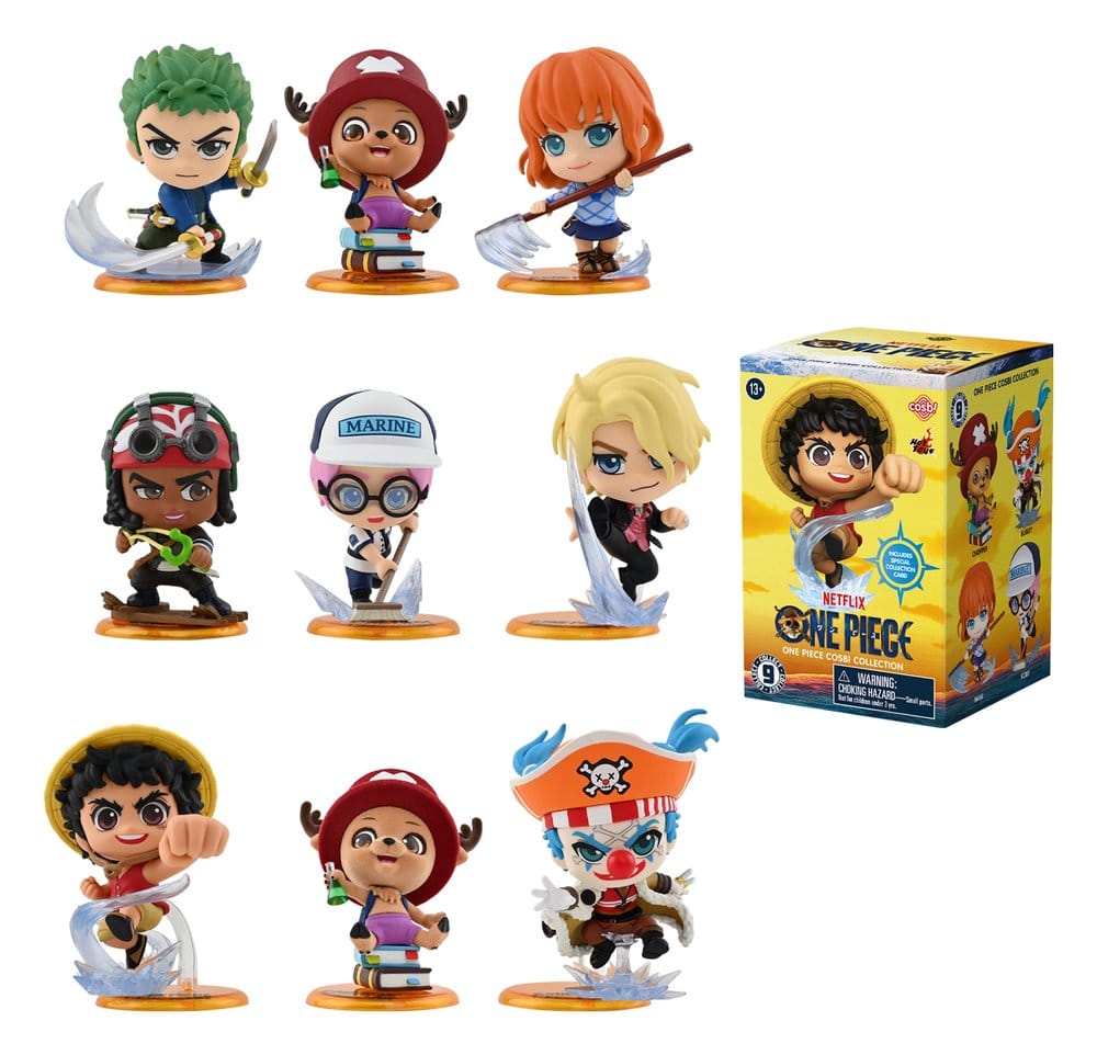 One Piece Figuras mini Cosbi 8 cm Cajas Sorpresa Expositor (8)