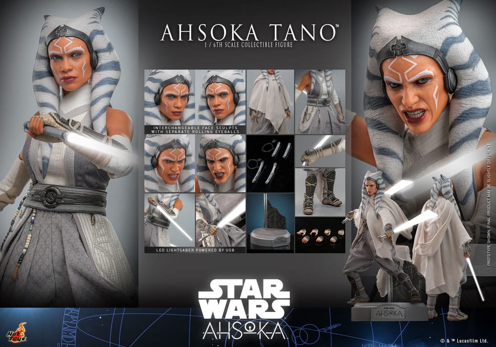 Star Wars: Ahsoka Figura 1/6 Ahsoka Tano 28 cm