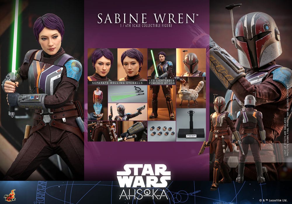 Star Wars: Ahsoka Figura 1/6 Sabine Wren 28 cm