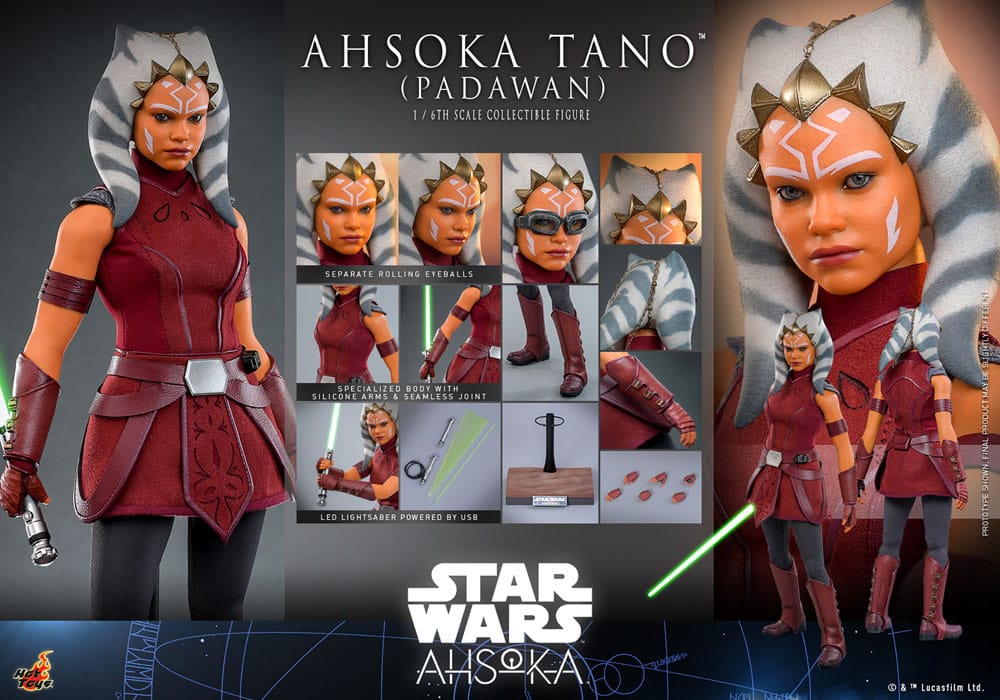 Star Wars: Ahsoka Figura 1/6 Ahsoka Tano (Padawan) 27 cm