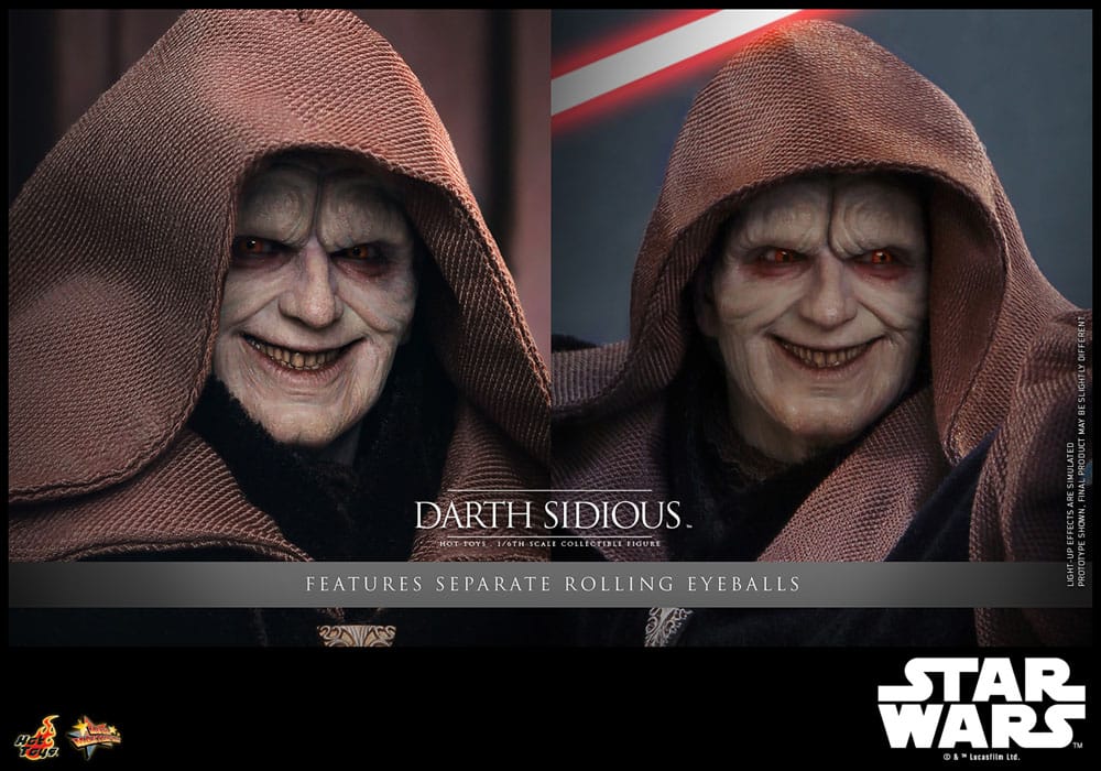 Star Wars Figura Movie Masterpiece 1/6 Darth Sidious 29 cm
