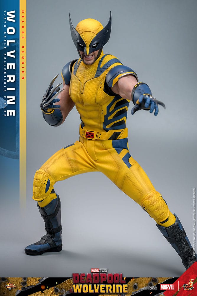 Deadpool & Wolverine Movie Masterpiece Figura 1/6 Wolverine (Deluxe Version) 31 cm