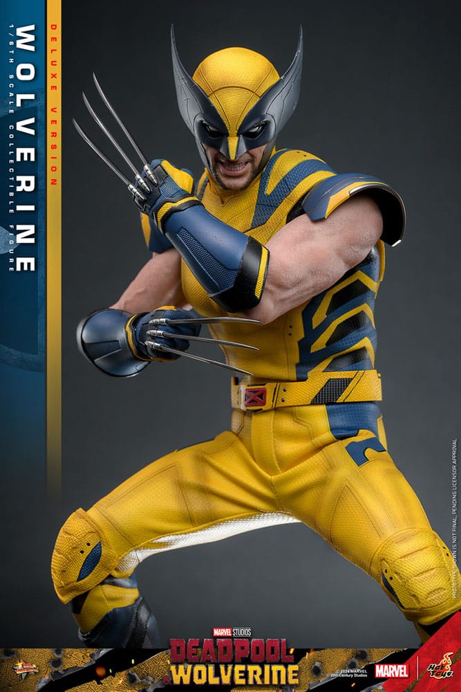Deadpool & Wolverine Movie Masterpiece Figura 1/6 Wolverine (Deluxe Version) 31 cm