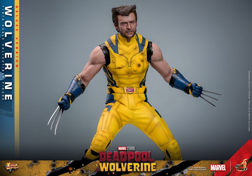 Deadpool & Wolverine Movie Masterpiece Figura 1/6 Wolverine (Deluxe Version) 31 cm