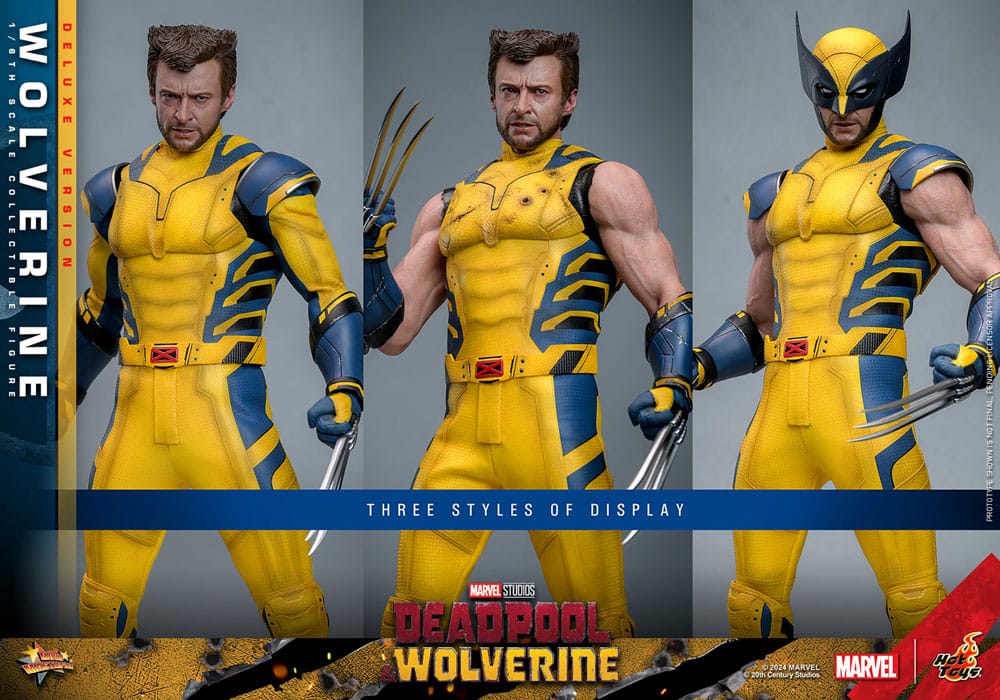 Deadpool & Wolverine Movie Masterpiece Figura 1/6 Wolverine (Deluxe Version) 31 cm