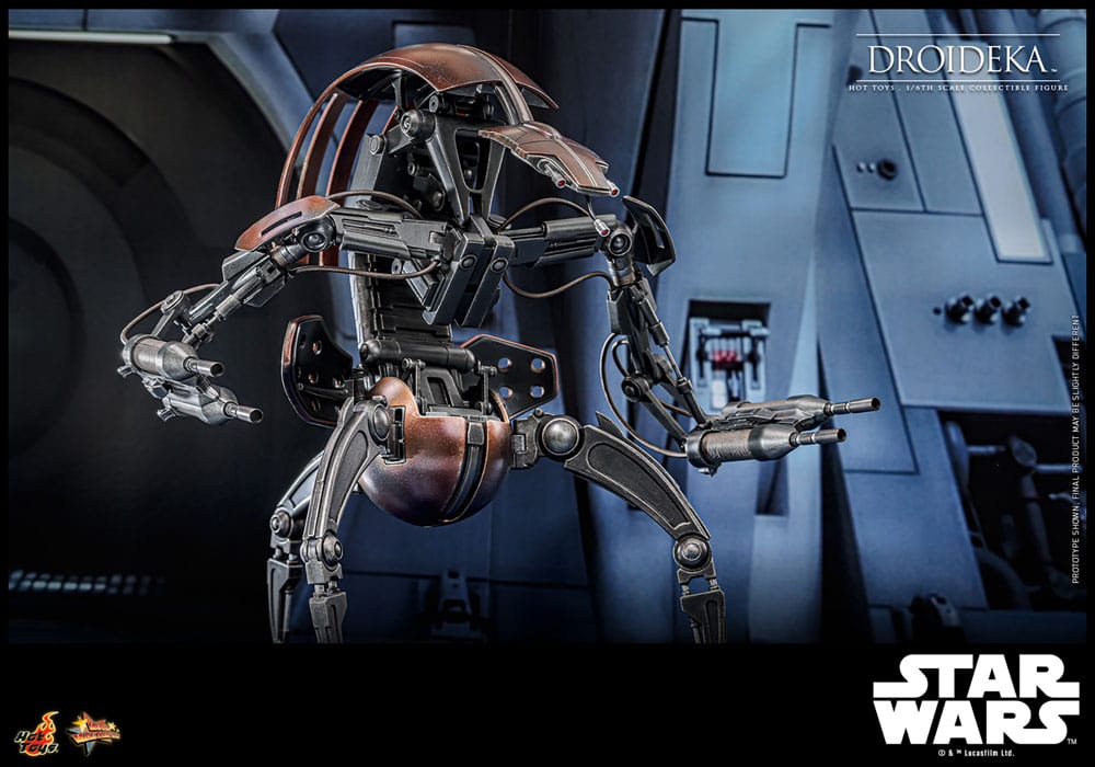 Star Wars Episode I Figura Movie Masterpiece 1/6 Droideka 27 cm