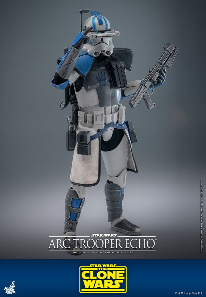 Star Wars:: The Clone Wars Figura 1/6 Arc Trooper Echo 30 cm