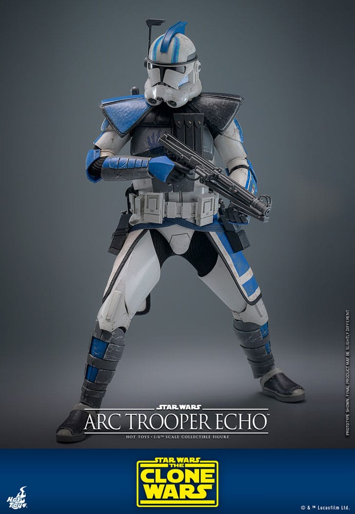 Star Wars:: The Clone Wars Figura 1/6 Arc Trooper Echo 30 cm