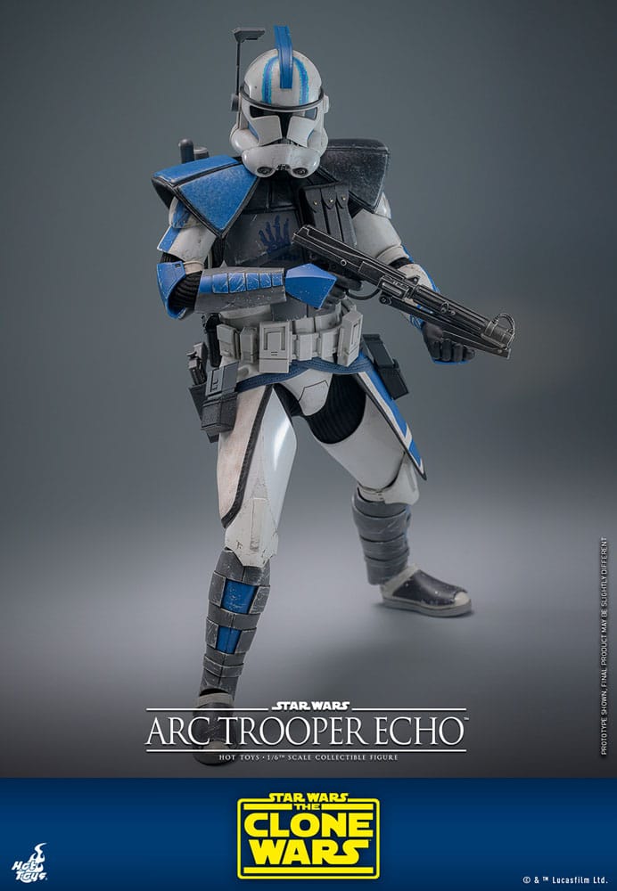 Star Wars:: The Clone Wars Figura 1/6 Arc Trooper Echo 30 cm