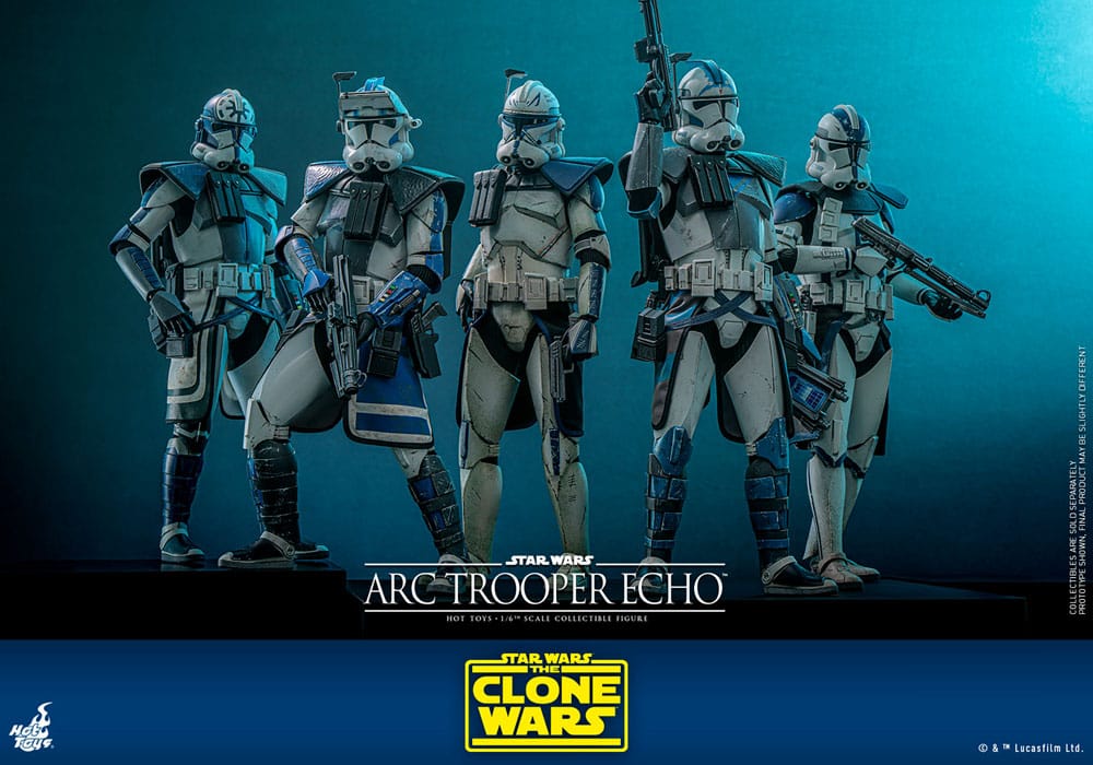 Star Wars:: The Clone Wars Figura 1/6 Arc Trooper Echo 30 cm