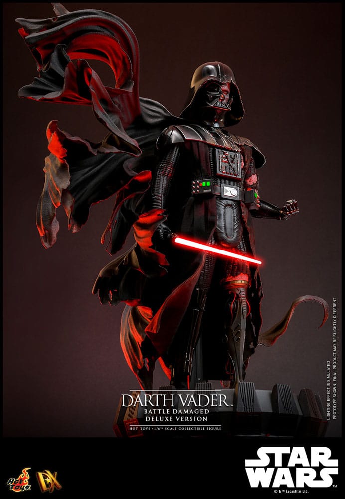 Star Wars Figura 1/6 Darth Vader (Battle Damaged) Deluxe Version 35 cm