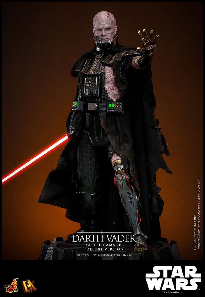 Star Wars Figura 1/6 Darth Vader (Battle Damaged) Deluxe Version 35 cm