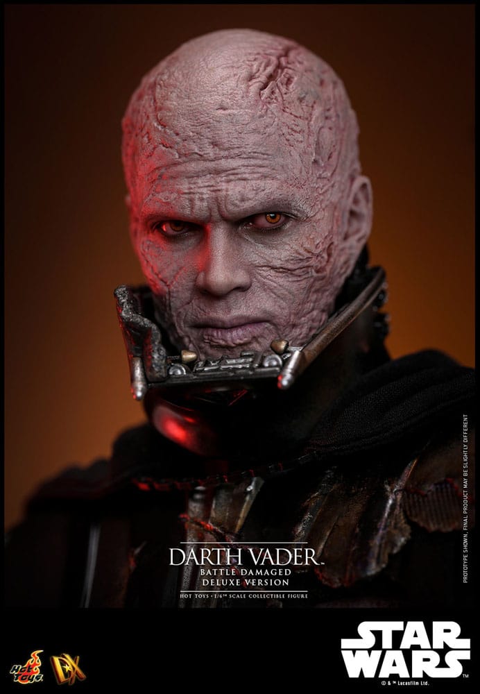 Star Wars Figura 1/6 Darth Vader (Battle Damaged) Deluxe Version 35 cm