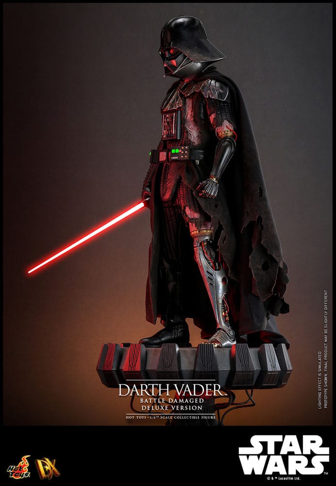 Star Wars Figura 1/6 Darth Vader (Battle Damaged) Deluxe Version 35 cm